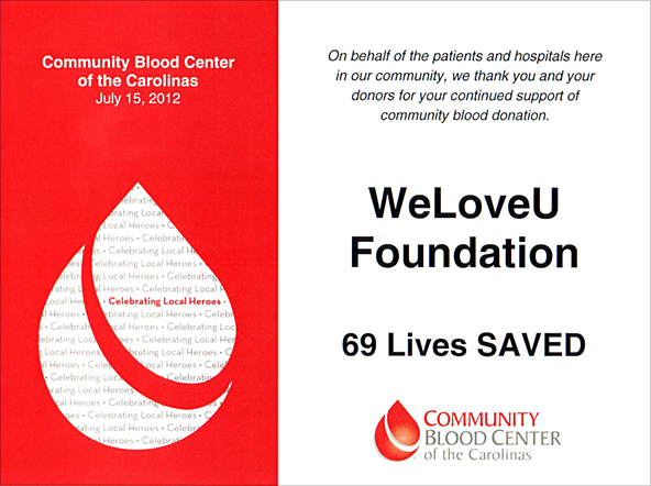 The Head of the Blood Center in Charlotte