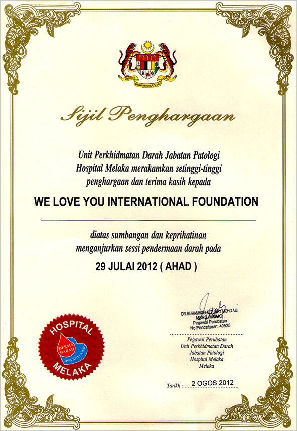 The Blood Center in Kuala Lumpur, Malaysia