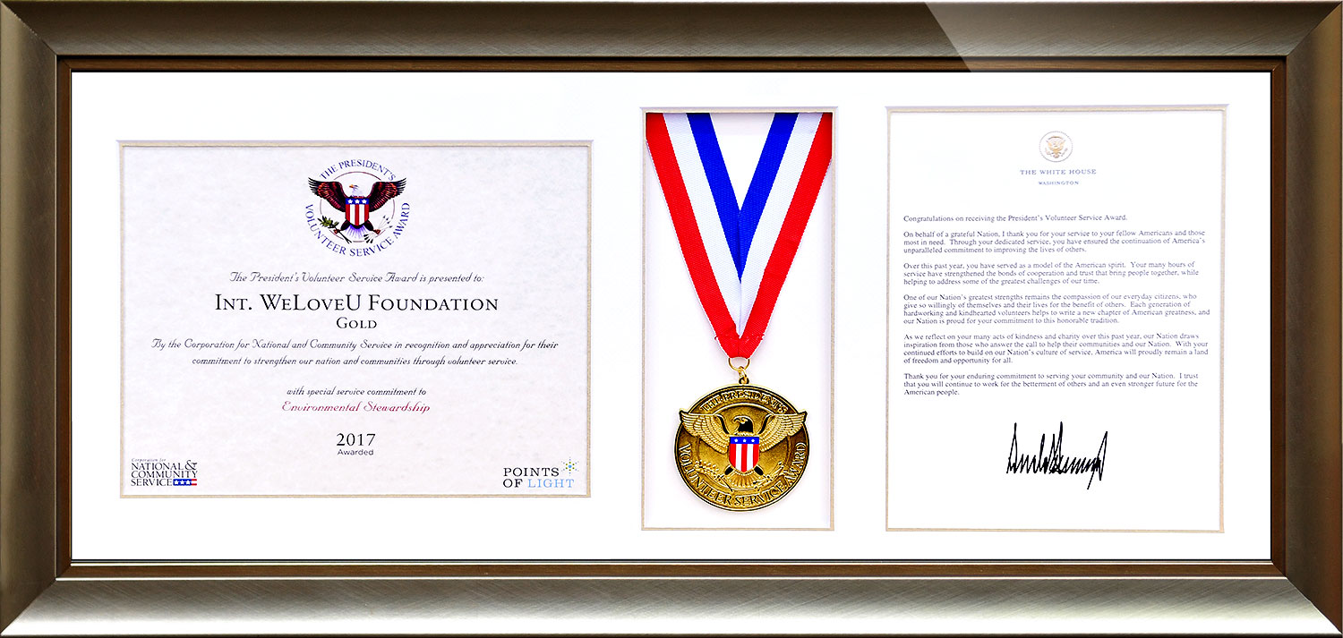 The U.S. President’s Volunteer Service Award 2017