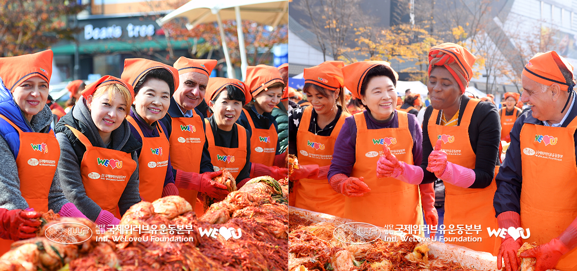 The 15th Kimchi Making Festival To Share Mothers Love The Intl