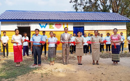 El 13 de enero de 2020, la Fundación Internacional WeLoveU llevó a cabo la ceremonia de finalización del trabajo de reparación y donación de libros en la Escuela Primaria Trorpeangveng en Camboya.