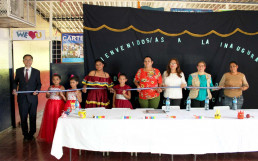 On July 12, Chairwoman Zahng Gil-jah of the Intl. WeLoveU Foundation established a library and donated a water tank to Los Horcones Primary School through the WeLoveU's project 