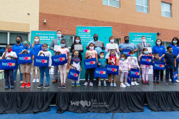 On September 17, 2020, the eastern U.S. branch of the Intl. WeLoveU Foundation, which was established by Chairwoman Zahng Gil-jah, held a remote learning digital device donation ceremony in response to COVID-19 at Madison Avenue Elementary School in Irvington.