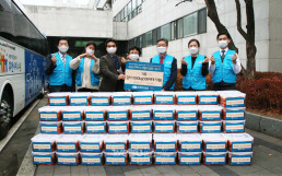 Donation of groceries to Suwon-si, Gyeonggi-do