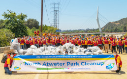 Cleanup at North Atwater Park in Atwater, California