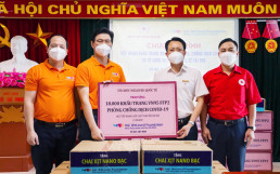 Donation of protective equipment against COVID-19 to the Red Cross of Hanoi