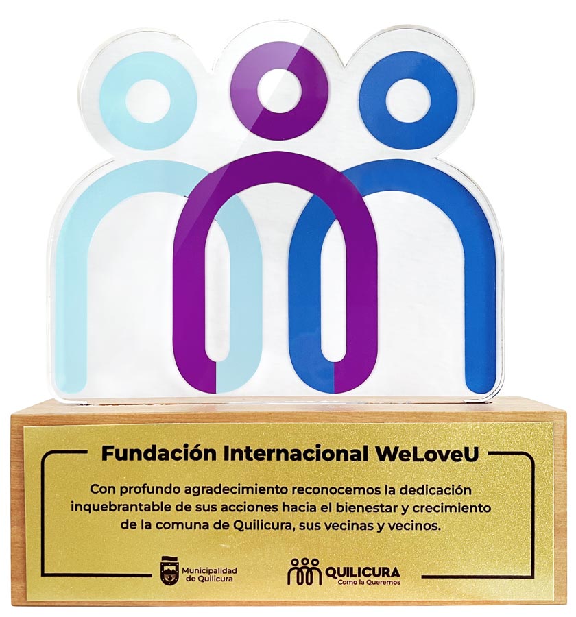 Plaque of Appreciation from Mayor of Quilicura, Chile