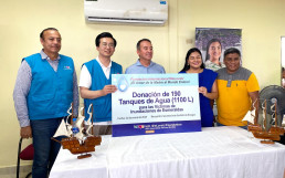 Donation of 190 Water Tanks to Flood Affected Areas in Esmeraldas, Ecuador