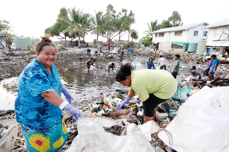Clean World Movement in Tuvalu - The Intl. WeLoveU Foundation