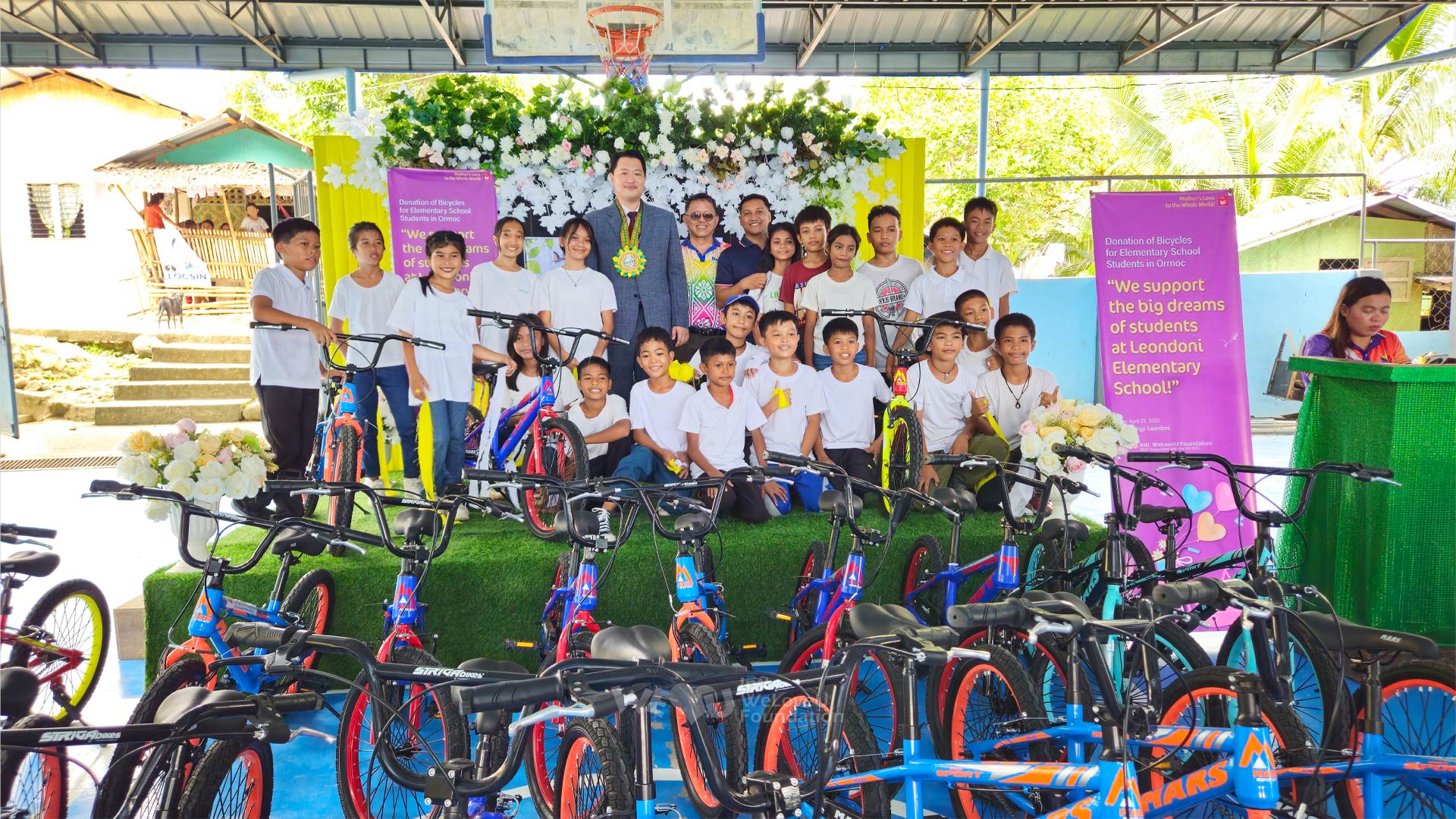 “Now We Ride Bicycles 🚲 to School” - The Intl. WeLoveU Foundation